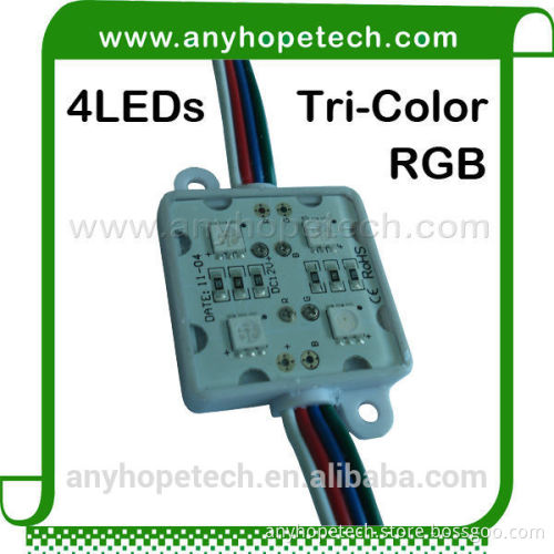 Professional design 4LEDs waterproof 12v led sign module